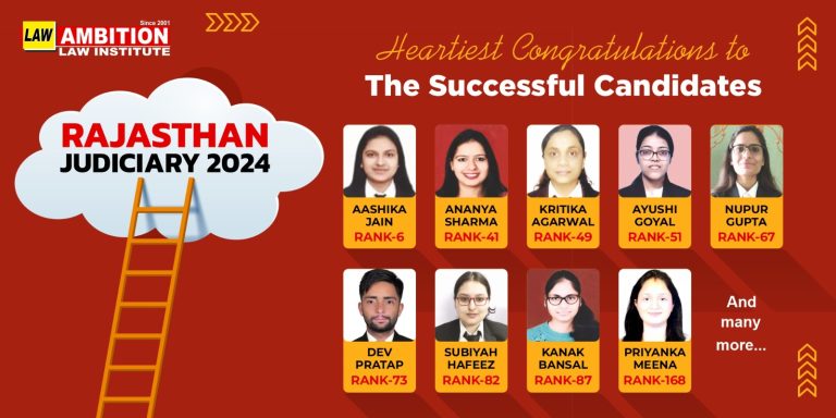 Rajasthan Judiciary toppers 2024-25 | RJS Toppers 2024