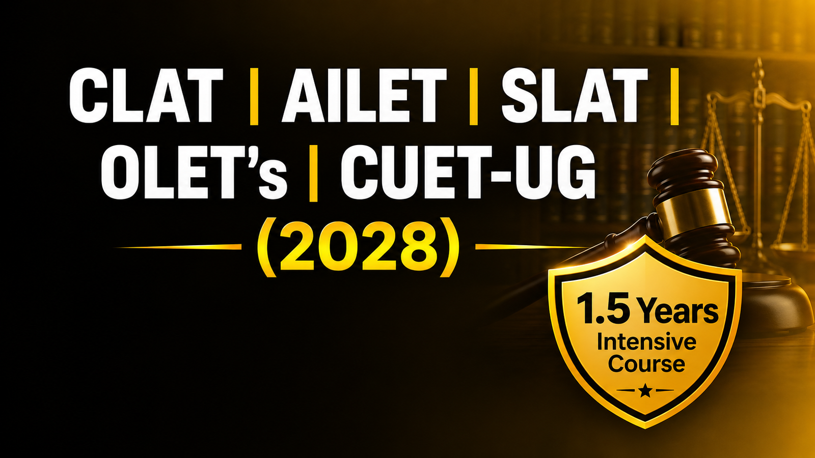 Online Course CLAT | AILET | SLAT | OLET's | CUET-UG (2026–28)